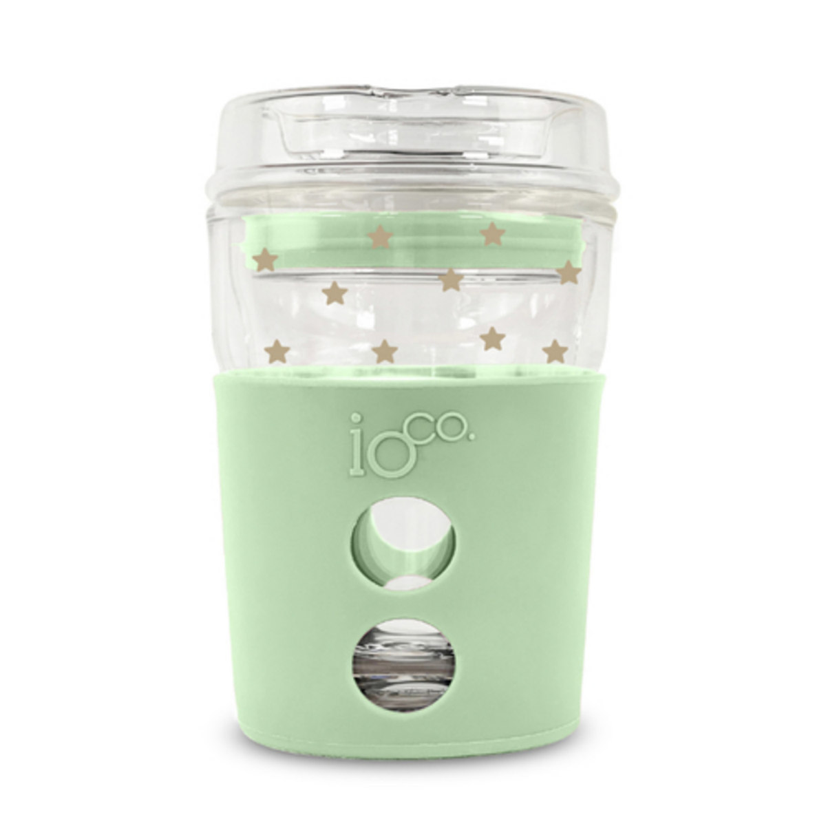 IOco All Glass Travel Coffee Cup | 8 oz / 235 ml